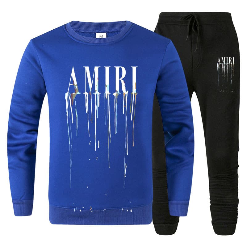 Ensemble pull col rond automne/hiver, nouvelle marque de mode, imprimé, décontracté, ample
