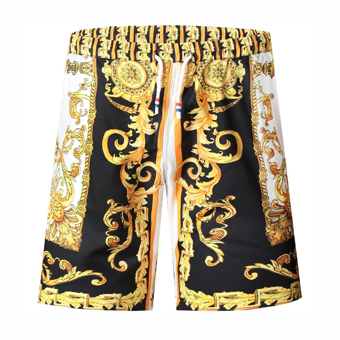 Gold Swimwear Breathable Surf Board Men's Vacation Beach Shorts Quick Dry Swimsuit Summer Sports Trunks Boy