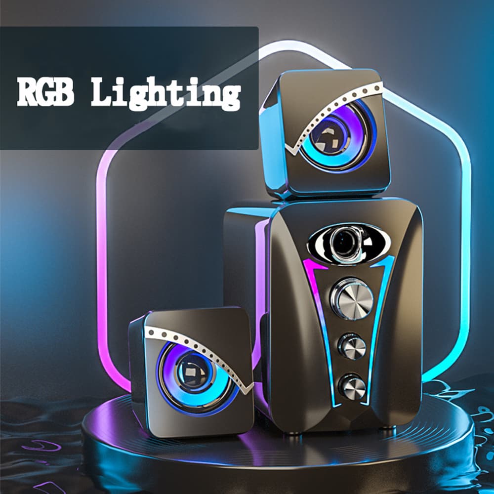 Audio Cool High Quality Bluetooth High Volume Wired Speakers With MicrophoneAndSuitable For Desktop And Laptop Computers