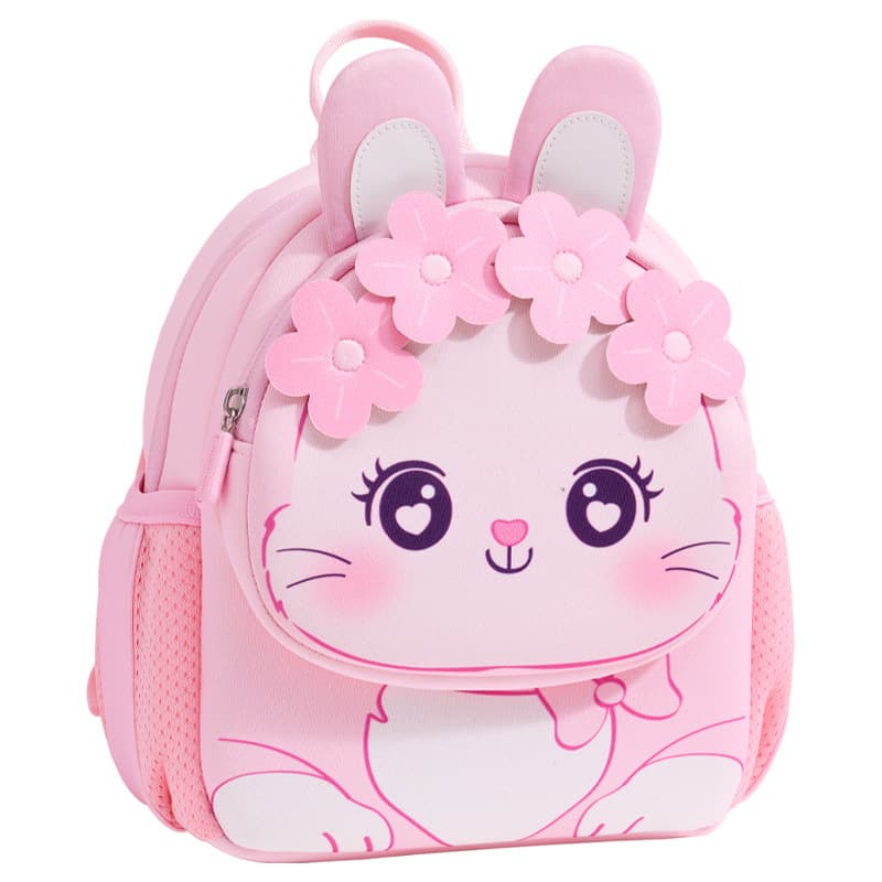 Children's Rabbit Backpack Kindergarten School Bag 3-5 Years Old Cute Cartoon Girl Backpack Girl Children's Backpack