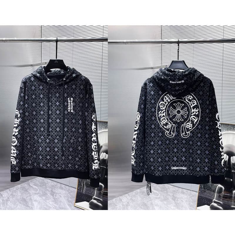 Sweat à capuche Chrome Hearts Cross, version correcte 25ss, polyvalent et tendance, vente en gros
