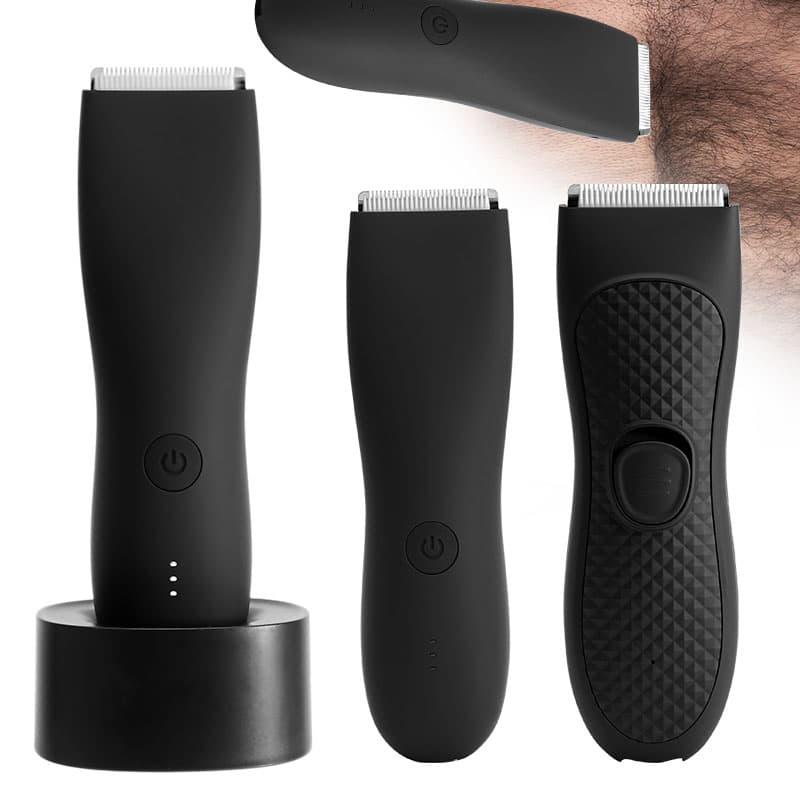 Men's Electric Groin Hair Trimmer Pubic Hair Trimmer Body Grooming Clipper For Men Bikini Epilator Rechargeable Shaver Razor YCDC