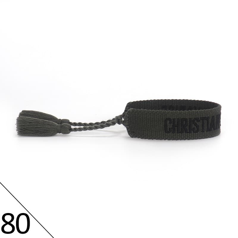 Bracelet unisexe tendance avec lettres tressées