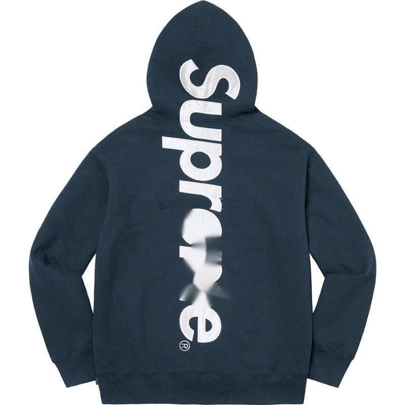 Sweat à capuche unisexe classique doublé polaire avec imprimé lettres au dos Style SUPr - Collection tendance 2025
