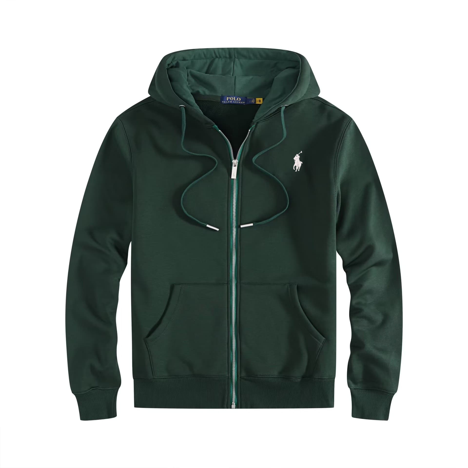 Sweat à capuche décontracté à fermeture éclair et logo poney brodé pour homme de la marque tendance Polo Paul de Laf RL