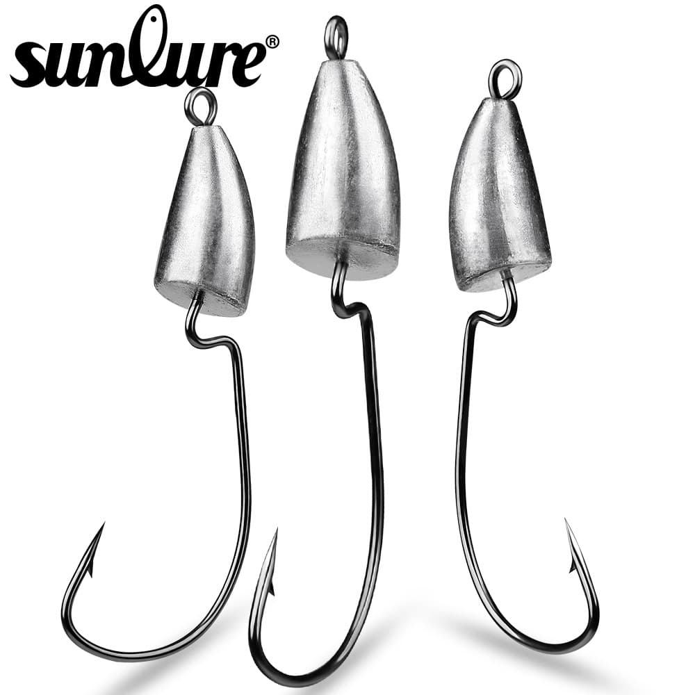 Crankbait Jig Head 5g 7g 10g 14g Soft Worm With Barbs Lure Hooks Fishing Gear Accessories