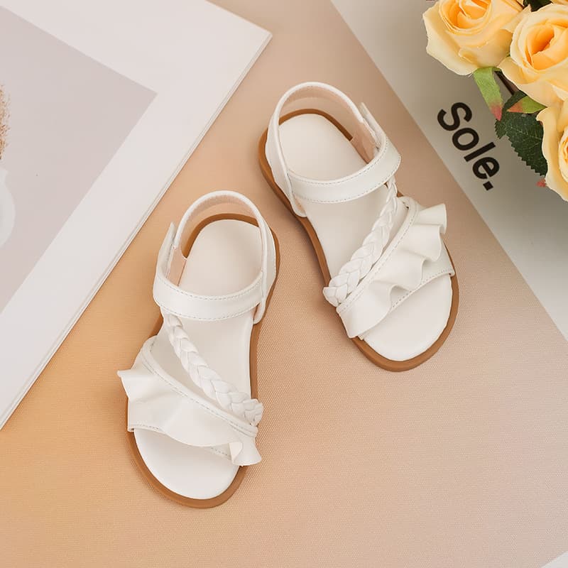 Mother&Kids Children's sandals Soft soled Lace Princess shoes Comfortable non-slip beach shoes Fashion fairy girl sandals