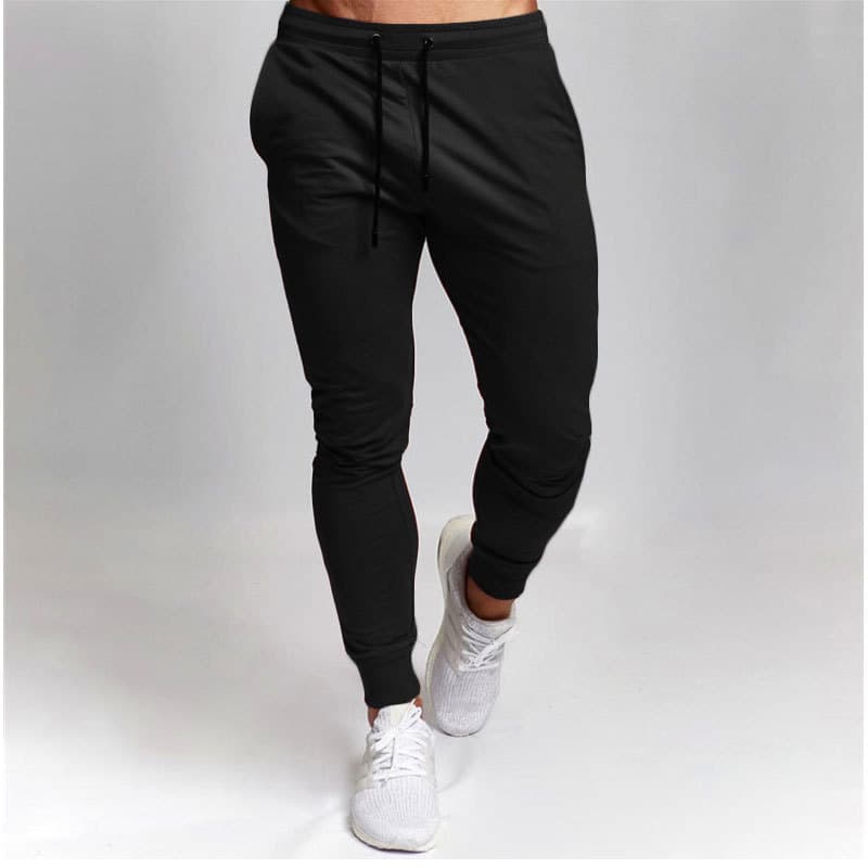 Men's Clothing Men's Sports Trousers Casual Pants Men's Solid Color Versatile Running Training Fitness Sweatpants