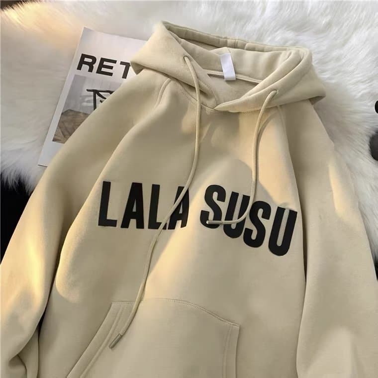 Men's Heavyweight Fleece-Lined Hoodie – Vintage Streetwear Pullover With Brushed Interior (M-5XL, Beige/Grey/Brown, Retro Winter Essential)​