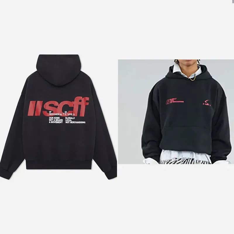 Sweat à capuche Scuffer pour femme, style décontracté, oversize, grunge, Haruku, style Y2K Active