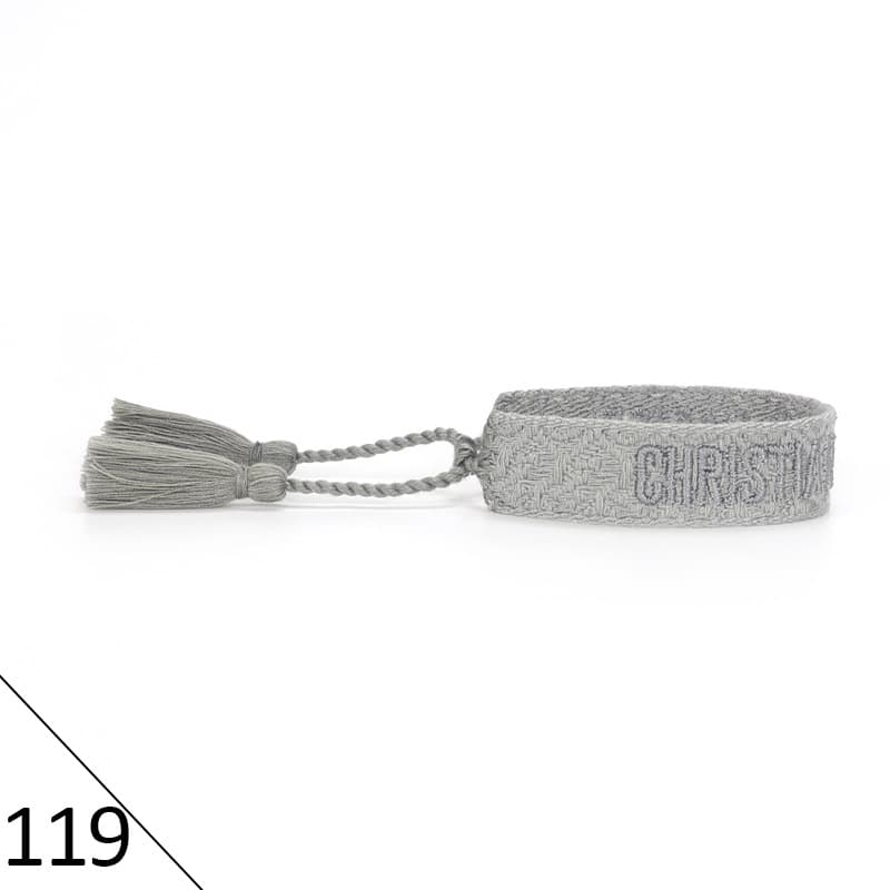 Bracelet unisexe tendance avec lettres tressées