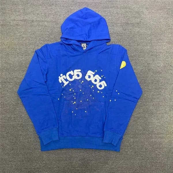 Sweat à capuche Spider pour enfants Sp5der 555555 Sweat à capuche pour garçons et filles, imprimé toile d'araignée de haute qualité