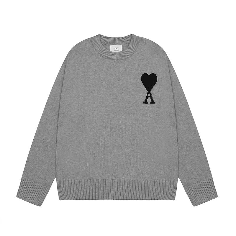 Pull chaud unisexe pour jeunes, motif cœur pêche, pull tendance à col montant.
