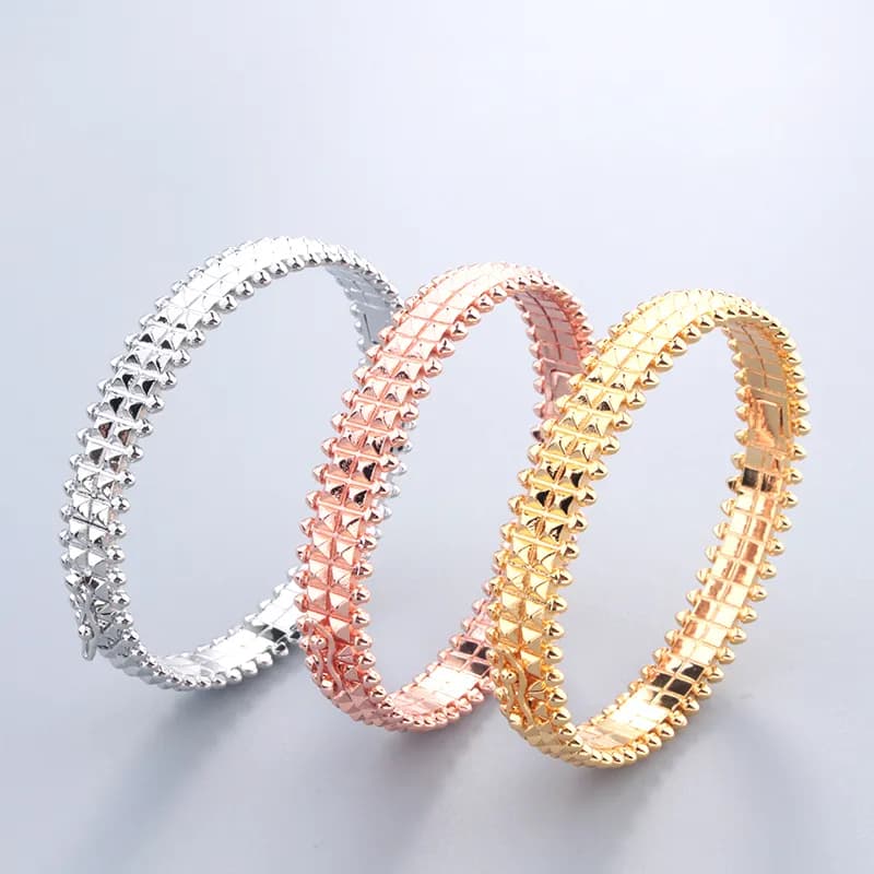 wide Gold Gear Sier Bangle Bracelets For Women Set Ring Men Tennis Fashion Unisex Jewelry Designer Women Jewlery Party