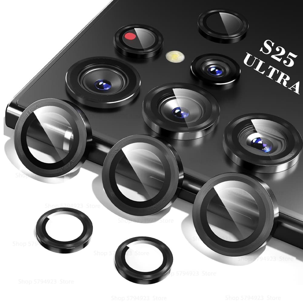 S25Ultra Alloy Camera Protection For Samsung Galaxy S25 Ultra Plus 5G Camera Glass Metal Back Lens Ring S25Plus S 25 Ultra Plus