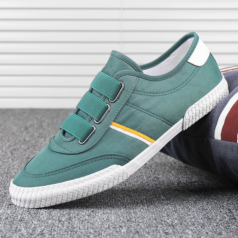 Flash Step 20180 Leisure Multicolor Canvas For Men's Spring/Summer Youth Cricket Korean Edition Color Block Trendy Shoes