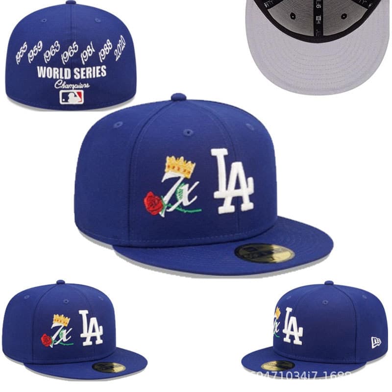 Casquette de baseball 2024 New NY, grande taille, entièrement fermée, avec pare-soleil et broderie non réglable.