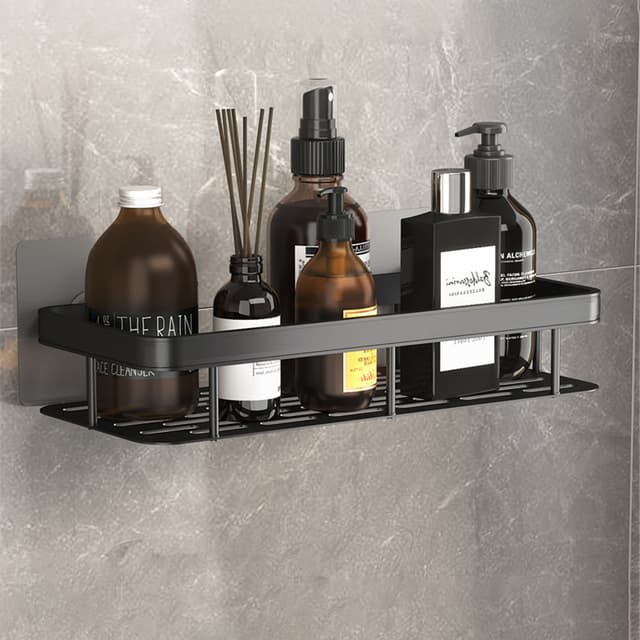 Bathroom Shelves No-drill Corner Shelf Shower Storage Rack Holder Toilet Organizer Bathroom Accessories