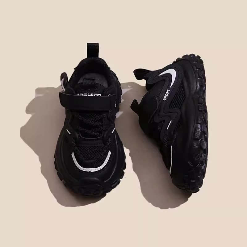 Children's Sports Shoes Soft Soled Mesh Non-Slip Running Dad Style For Boys And Girls Spring Autumn - 4-12 Years
