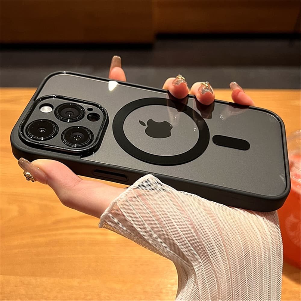 Clear Magsafe Soft Case For iPhone 15 11 12 13 14 Pro Max Magnetic Wireless Charging Transparent Bumper Cover