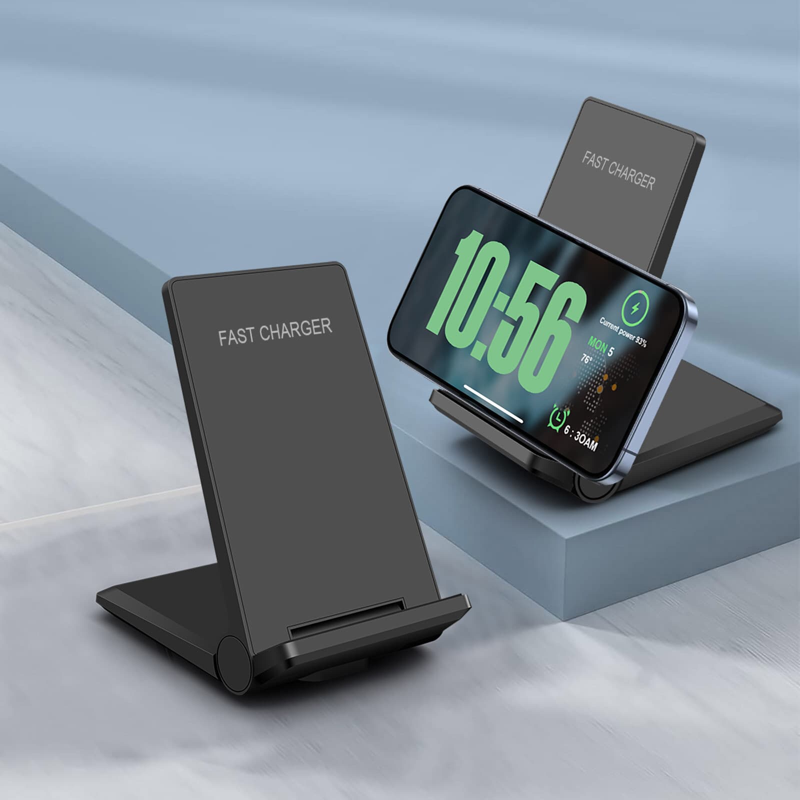 UK 30W Fast Wireless Charging Station For Apple IPhone 16 Samsung Galaxy S25 S24