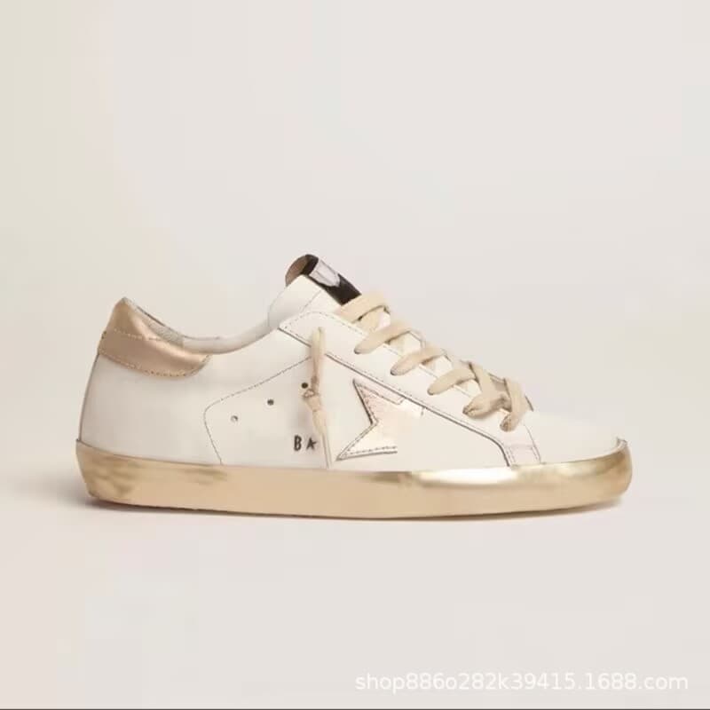 Baskets plates unisexes blanches en cuir véritable, style coréen, chaussures décontractées et confortables