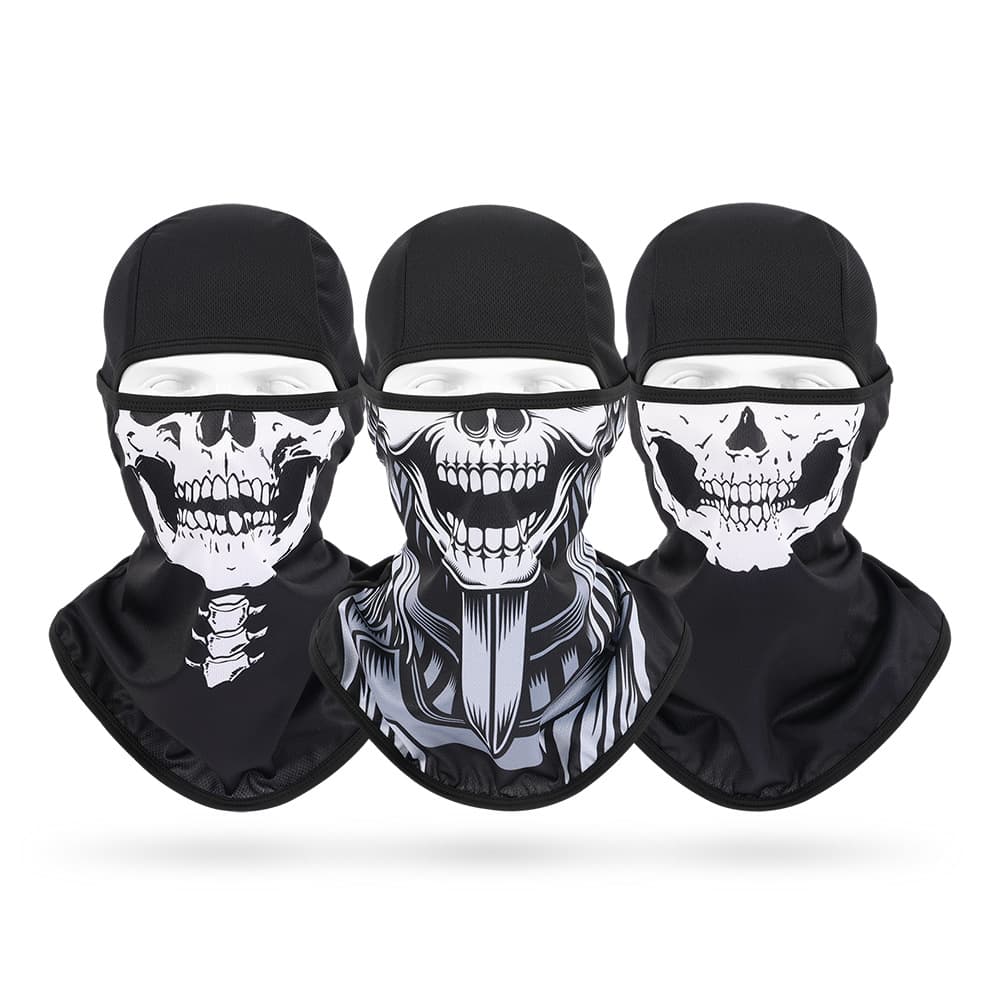 Quick-Dry Breathable Neck Gaiter Cycling, Outdoor Sun Protection Face Mask For Men And Women, CS Scarf Skull Headband