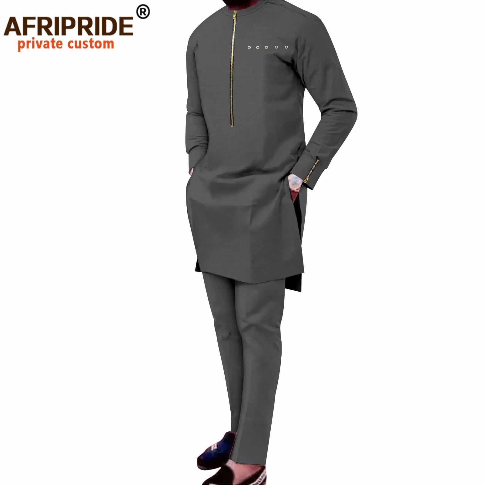 Men's clothing African ethnic men's casual suit