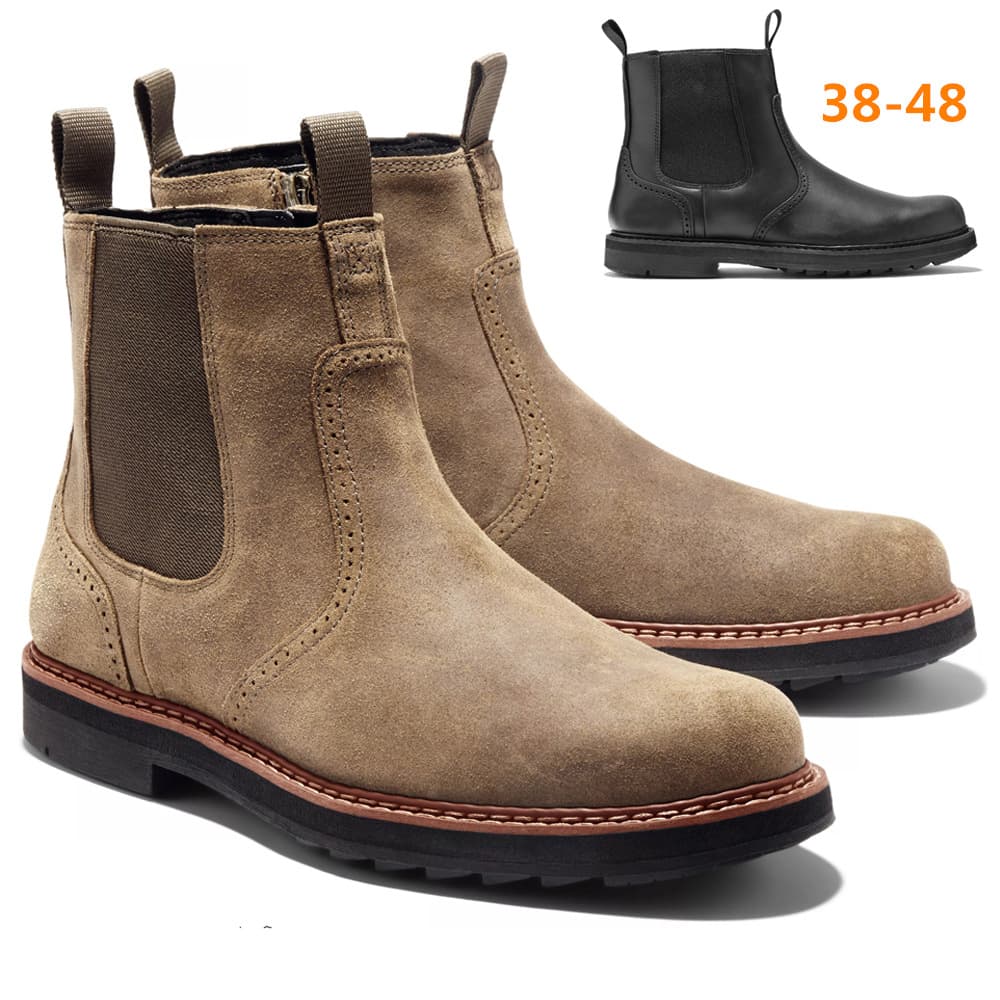 Men’s Shoes casual boots black boots suede leather shoes