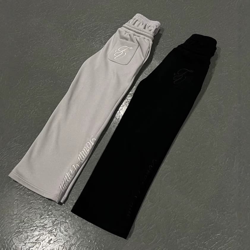 Spring And Autumn New Casual Sports Printed Casual Pants High Waist Straight Casual Men's Pants