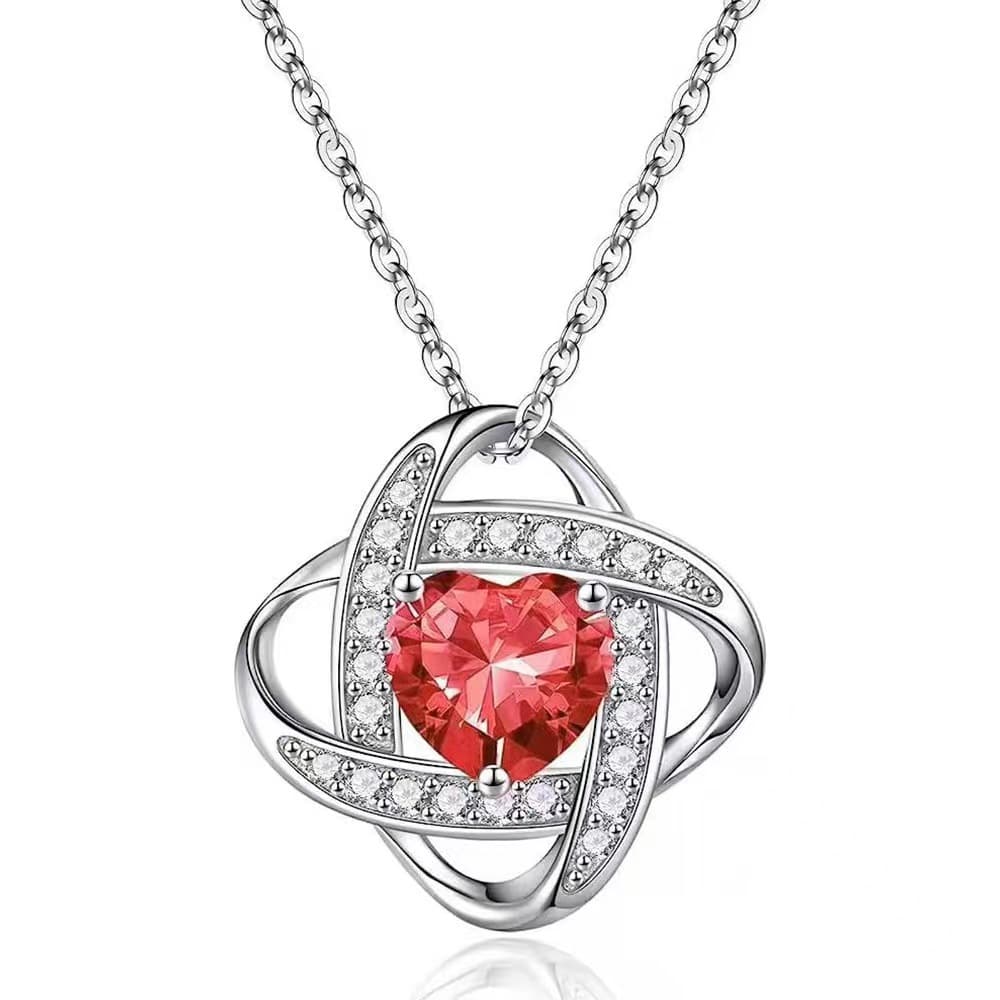 Four leaf clover 12 color pendant rotating all match jewelry love necklace