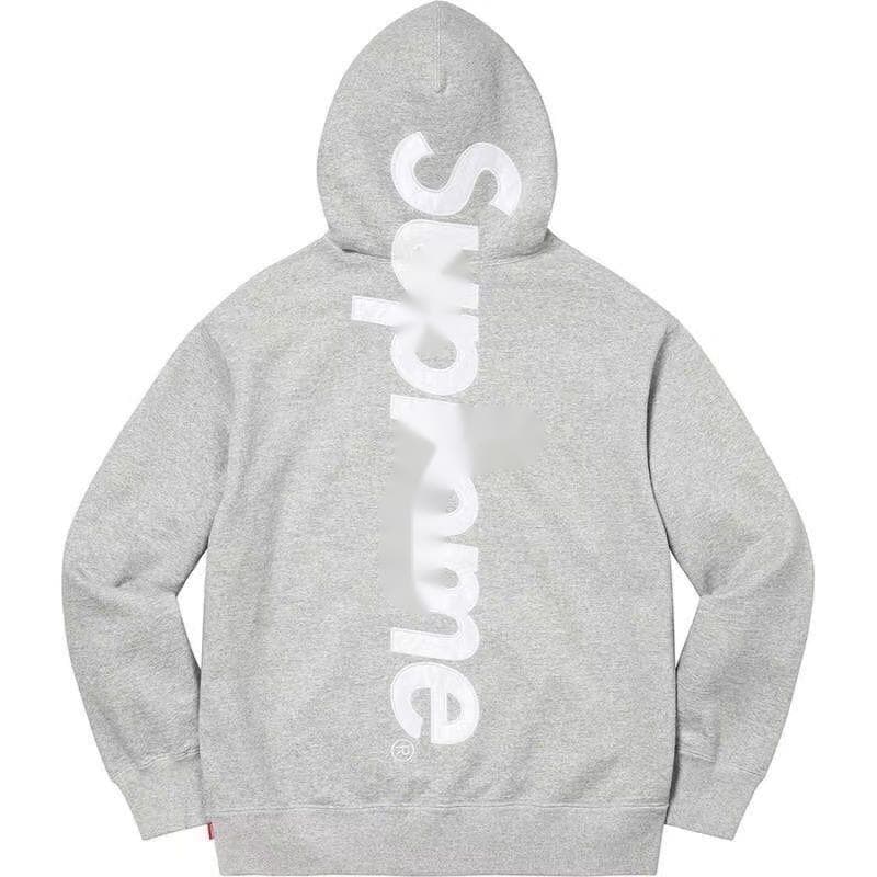 Sweat à capuche unisexe classique doublé polaire avec imprimé lettres au dos Style SUPr - Collection tendance 2025