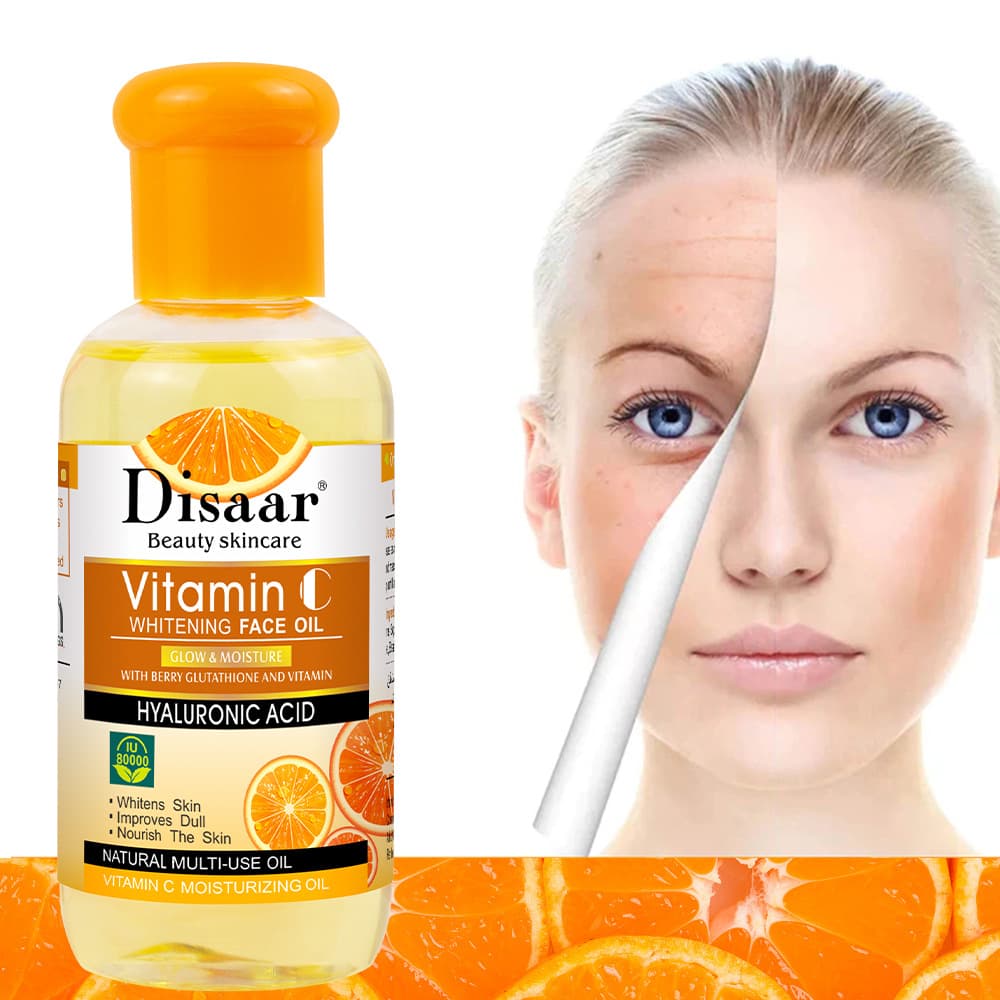 brightening and DisaarVC moisturizing face oil