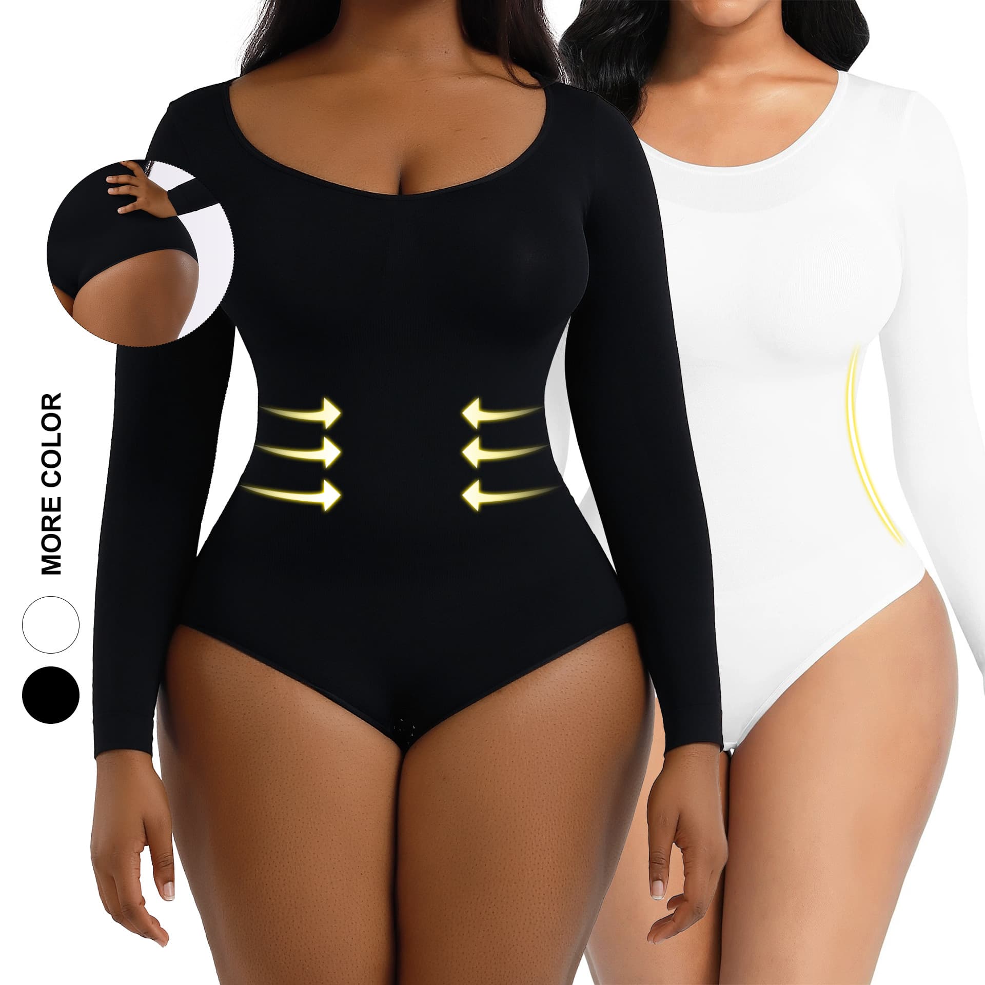 Underwear Tummy Tuck Shapewear Women's Tight Long Sleeve Corset Slimming Clothing Beautiful Body Shapewear