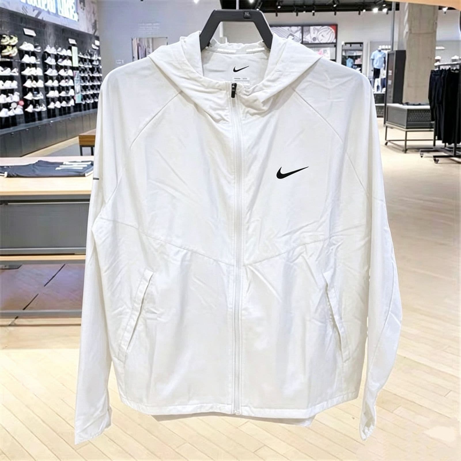 Veste de sport unisexe pour la course à pied, tissée, à séchage rapide, ultra-légère et décontractée.