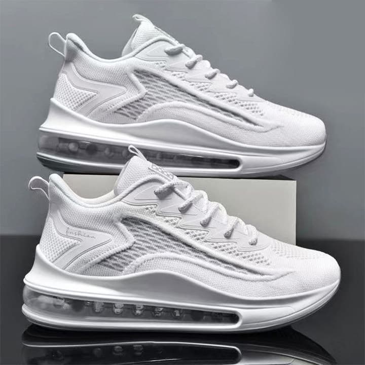 New Sports Air Cushioned Elevated Running Breathable Trendy Men's Fashion Versatile Shoes