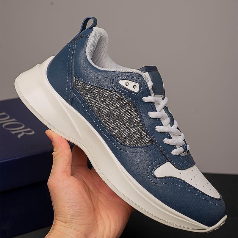 Nouvelles chaussures de sport décontractées à lacets et bout rond B25 Diagonal Fashion polyvalentes