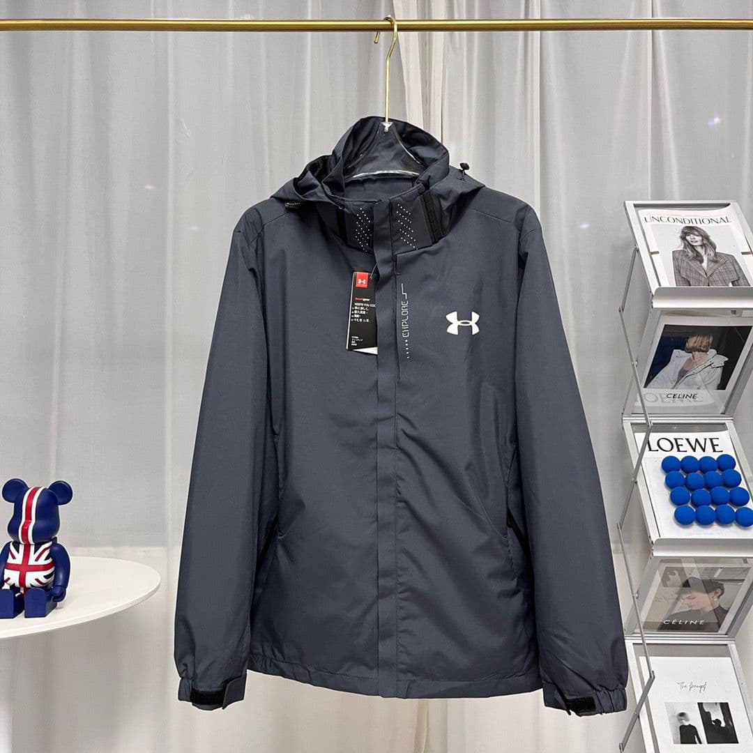 Veste d'alpinisme d'extérieur Andema automne hiver réfléchissante détachable imperméable coupe-vent couple polyvalent