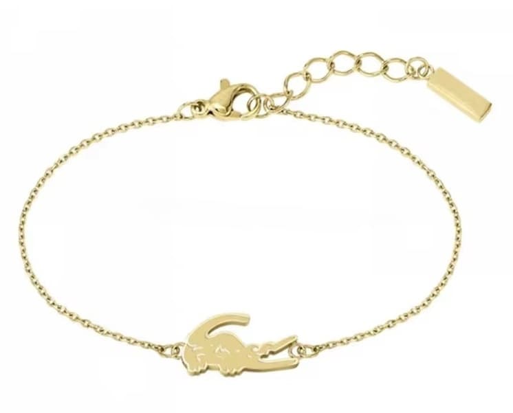 Titanium Steel Large Crocodile Men 2026 New Model And Women Adjustable Strap French Light Luxury Gold Beautiful Jewelry Hot Selling Bracelet With