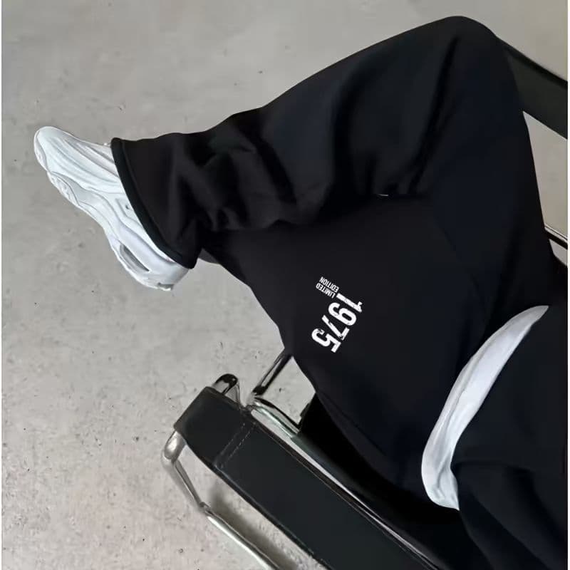 Men's Printed Casual Jogger Pants - Loose Fit Athletic Lounge Pants With Trendy Design For Gym & Daily Wear