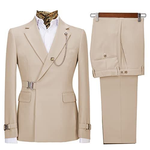 Men's Clothing Business Casual Suit Men's Two Piece Suit Groom Wedding Banquet Dress Suit