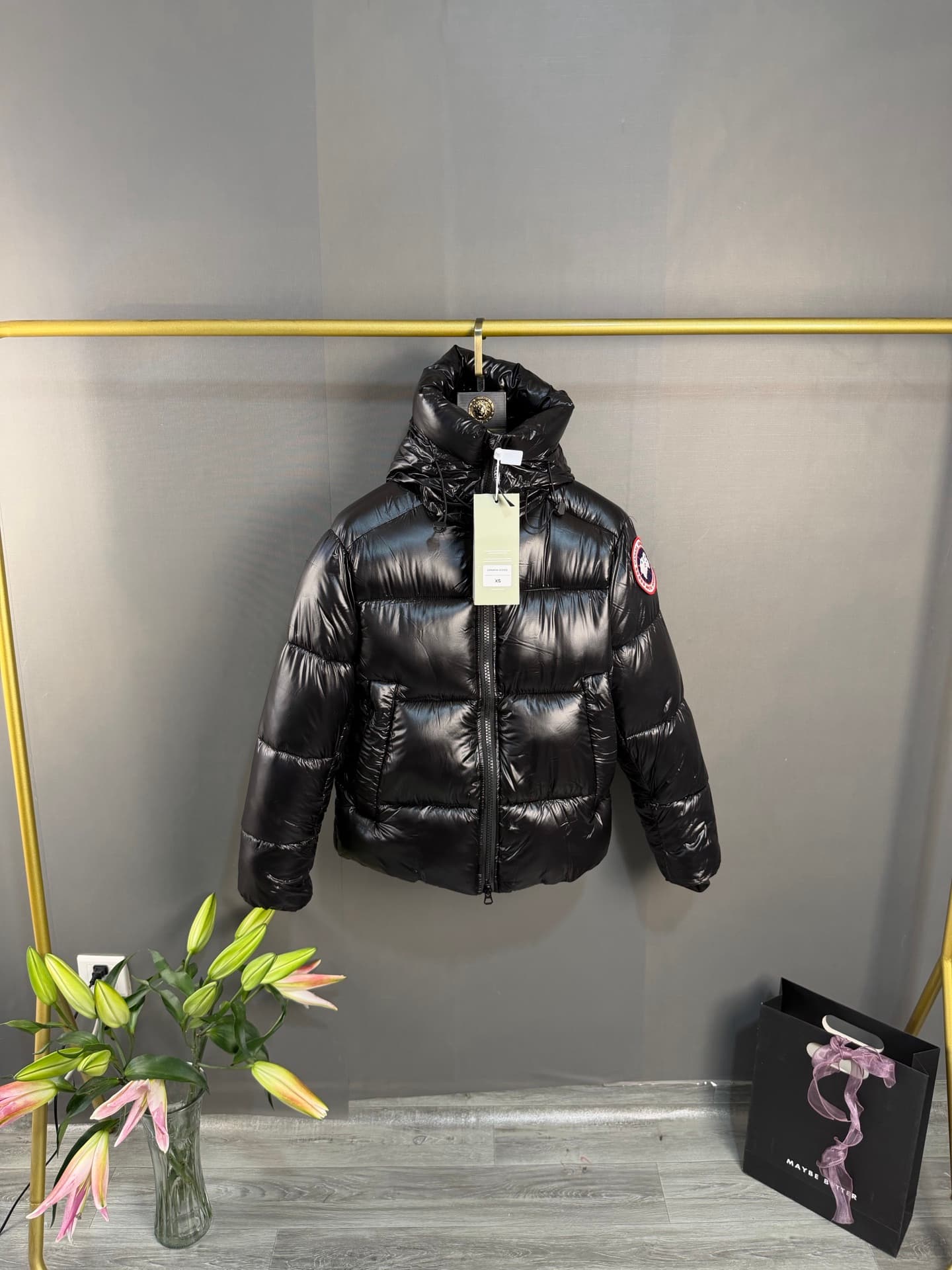C A N A D A G O O S E, Doudoune, Noire, Modèle Automne-Hiver, Classique et Élégante, Chaude et Confortable, Unisexe