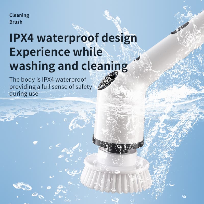 New multifunctional handheld wireless LCD digital display cleaning brush, nine in one electric mop