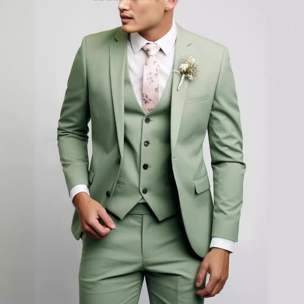 Men's Clothing suits slim fit two button suits for men