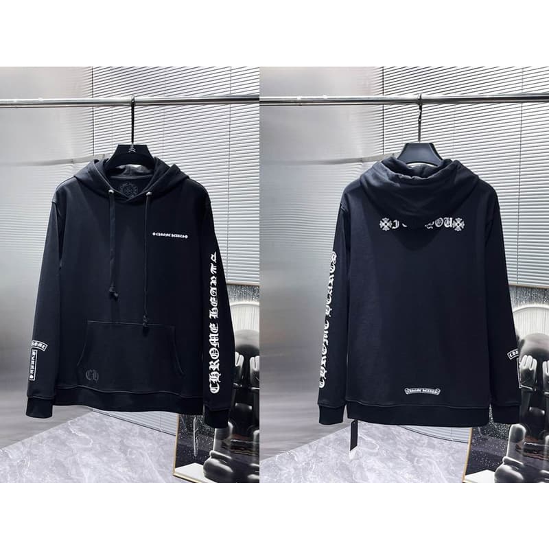 Sweat à capuche Chrome Hearts Cross, version correcte 25ss, polyvalent et tendance, vente en gros