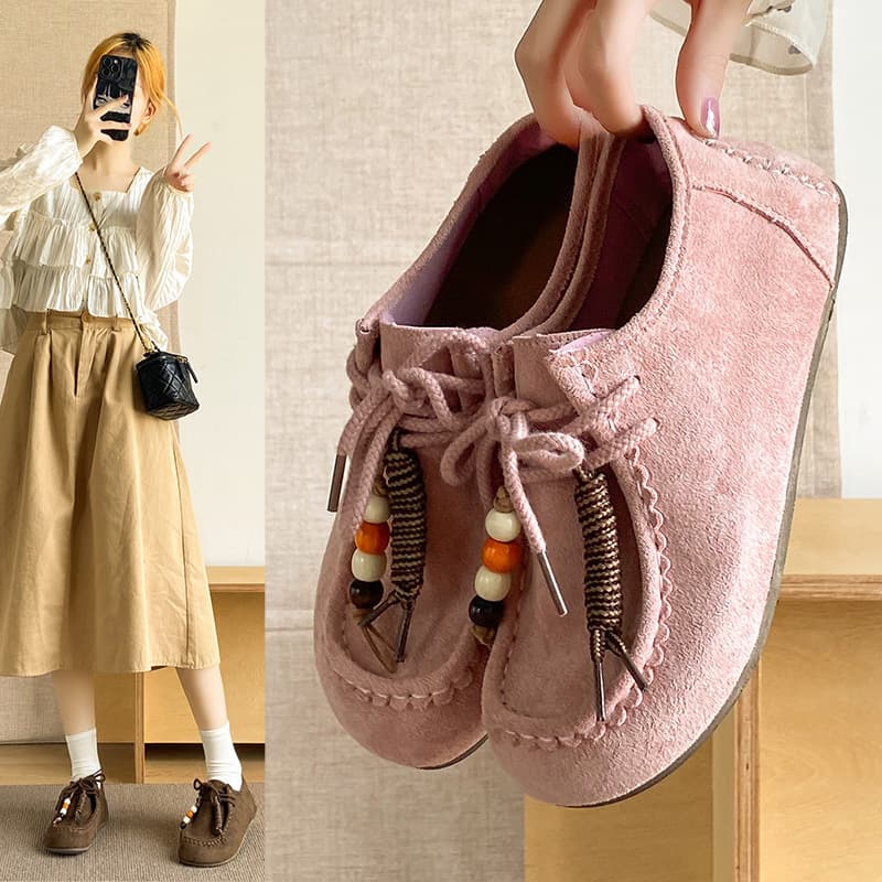 Birkenstocks Female Students Lazy Pedal Elegant Casual Shoes Street Shot