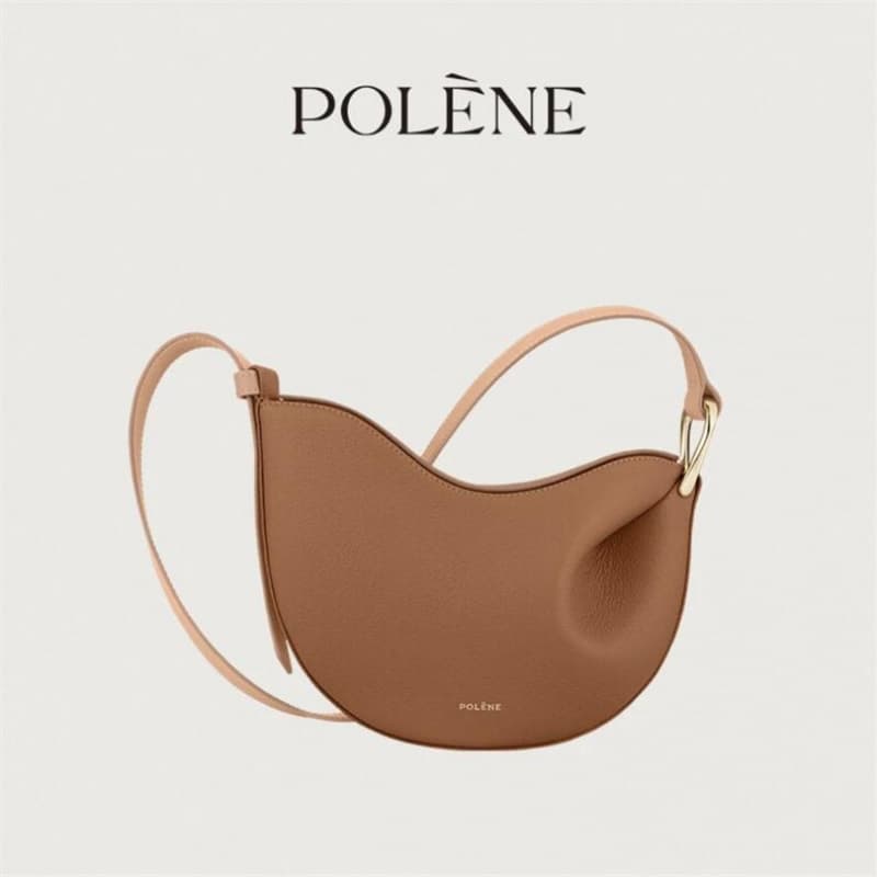 Polen Tonca Pea - Sac bandoulière femme en cuir véritable motif litchi