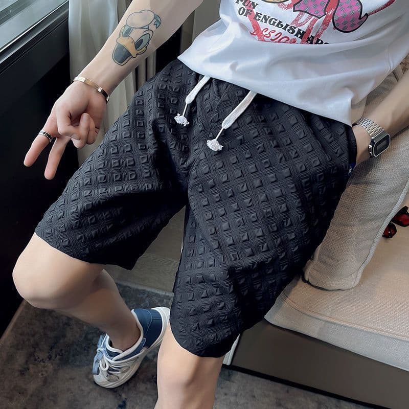 Men's Clothing Pants Men Spring and Autumn Casual Pants Men Loose All match Sports Pants Men American Youth Hong Kong Style Shorts