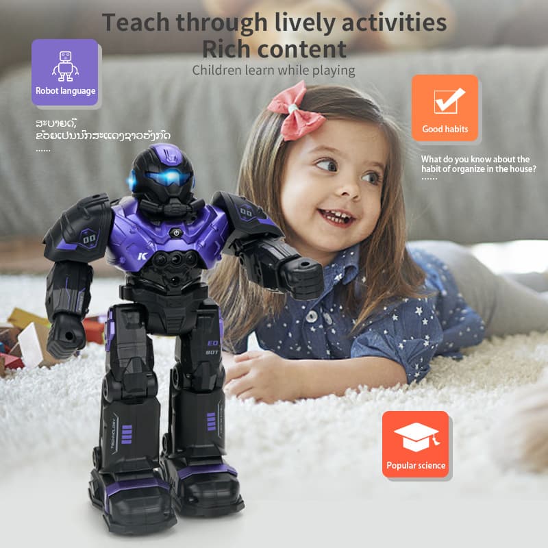 Multifunctional Smart Robot - Interactive Dancing & Gesture Control Educational Toy With Remote For Boys (Gift Idea)