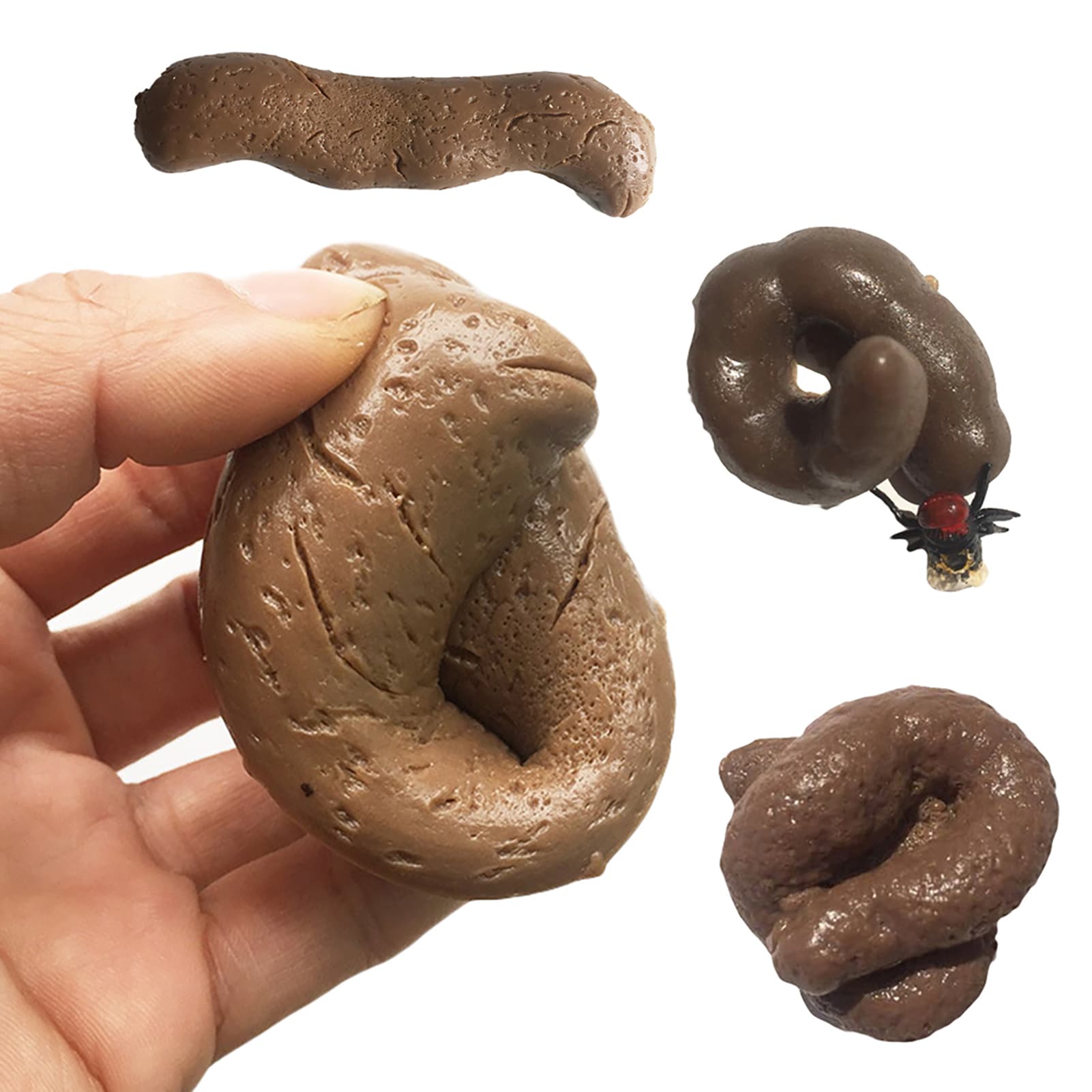 Decompression Toy Stress Relief Durable Halloween Prop TPR Decompression Toy for April Fools Day